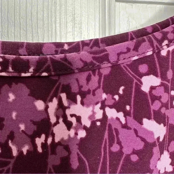 Reitman’s Tank Top Spaghetti Straps Adjustable Purple Floral Size Medium - Picture 12 of 16